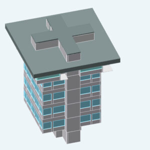 Modello 3D dell’edificio Modello 3D dell’edificio